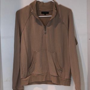 Pinkish tan 1/4 zip from pacsun